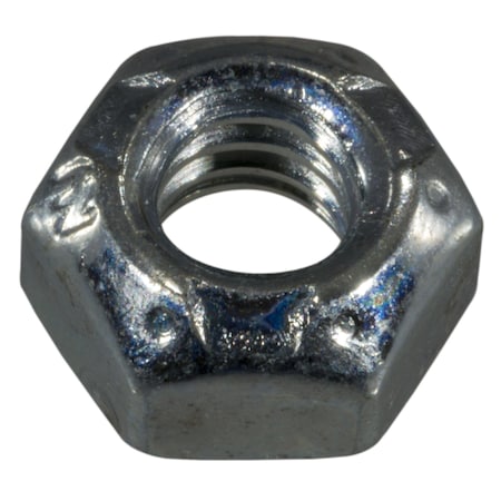 Midwest Fastener Standard Hex Top Lock Lock Nut, 1/4"-20, Steel, Grade 2, Zinc Plated, 16 PK 64521